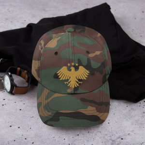Syrian Heritage Eagle Logo Camo Military-Inspired Tactical Cap Hat