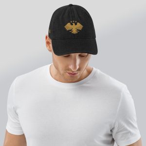 Syrian Heritage Eagle Logo 3-Star 8-12-2024 963 Denim Hat